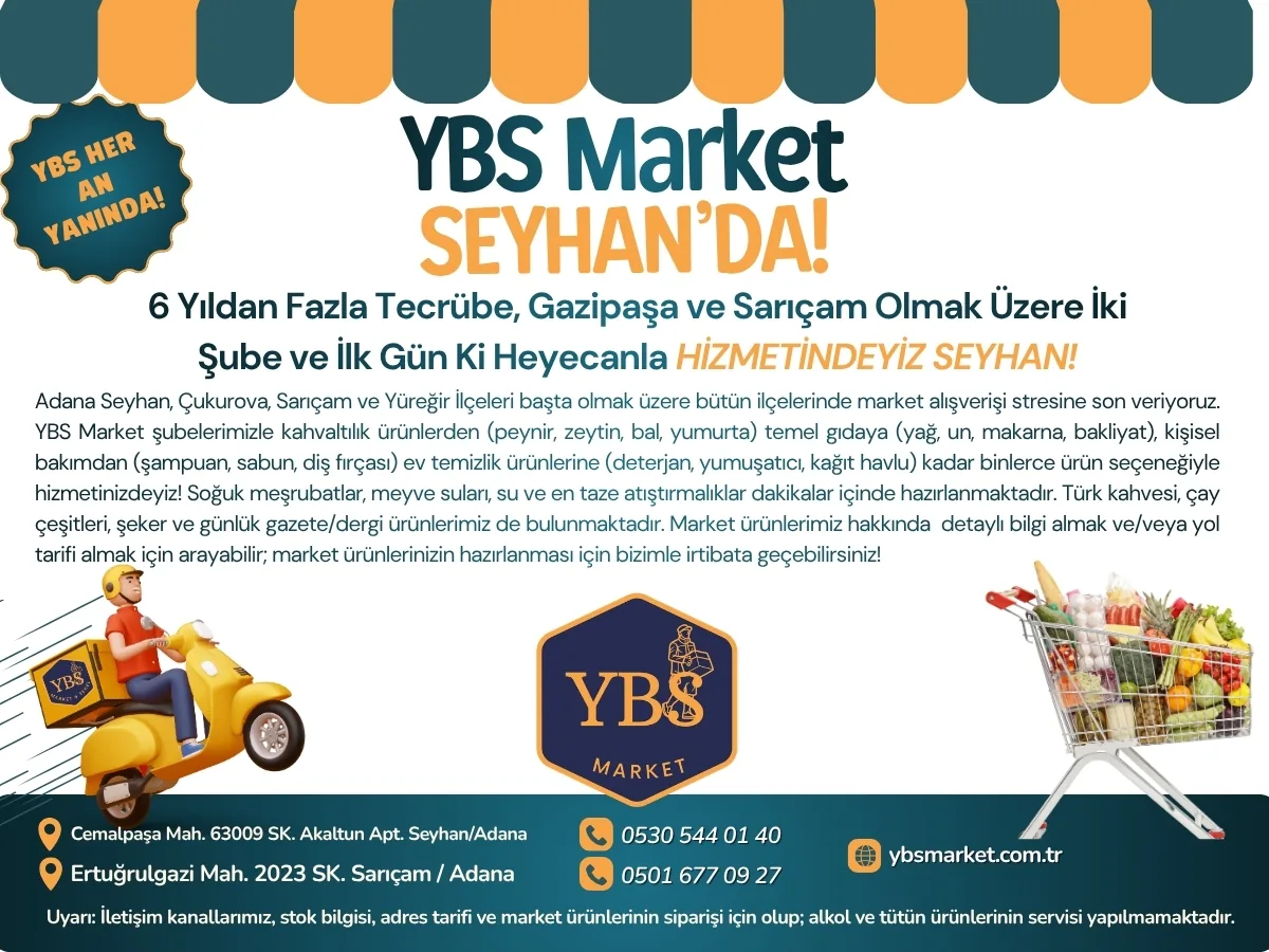 Seyhan Eve Servis Market Tekel YBS